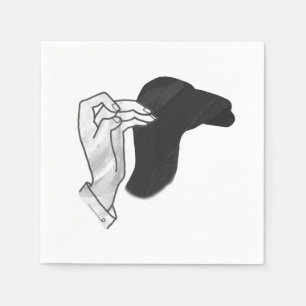 Servilleta De Papel Hand Silhouette Camel