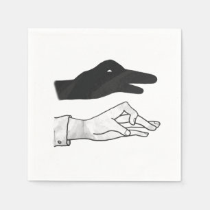 Servilleta De Papel Hand Silhouette Duck