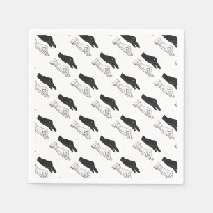 Servilleta De Papel Hand Silhouette Duck