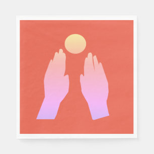 Servilleta De Papel Hands Art