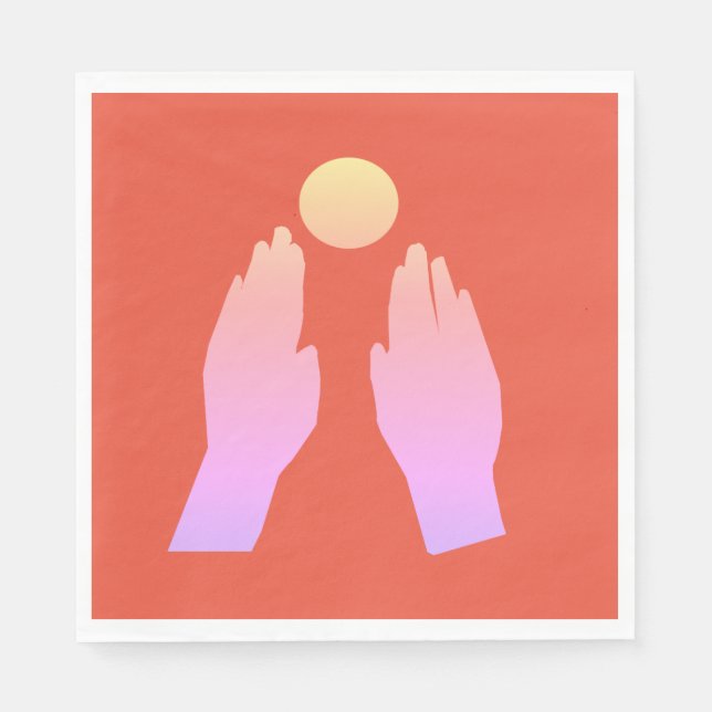 Servilleta De Papel Hands Art (Anverso)