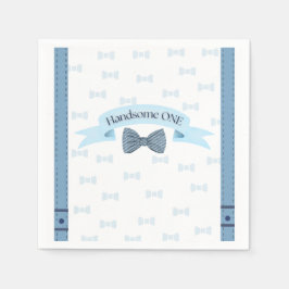 Servilleta De Papel Handsome One Baby Boy First Birthday Party Napkins