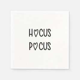 Servilleta De Papel Handwritten hocus pocus