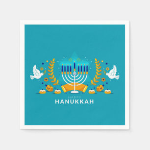 Servilleta De Papel Hannukah menorah