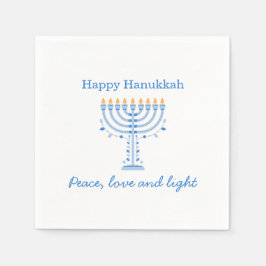 Servilleta De Papel Hannukah paper napkins - Happy Hanukkah