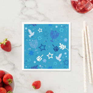 Servilleta De Papel Hanukkah Stars Paper Napkins