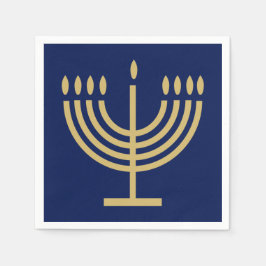 Servilleta De Papel Hanukkiah Happy Hanukkah Jewish dreidel Menorah