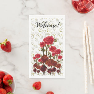 Servilleta De Papel Happiness blooming flowers