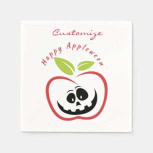 Servilleta De Papel Happy Appleween Jack O'lantern Thunder_Cove