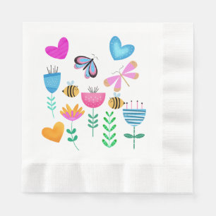 Servilleta De Papel Happy Bee Garden