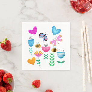Servilleta De Papel Happy Bee Garden