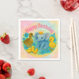 Servilleta De Papel Happy Birthday Paper Napkins - Children