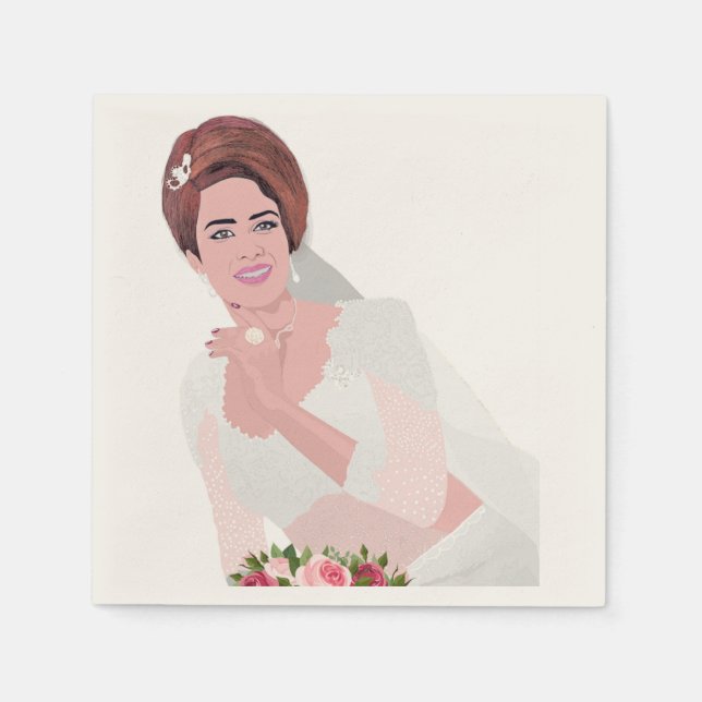 SERVILLETA DE PAPEL HAPPY BRIDE (Anverso)