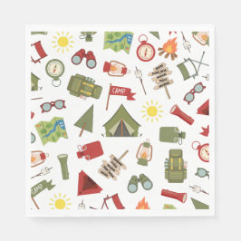 Servilleta De Papel Happy Camper Adventure Birthday