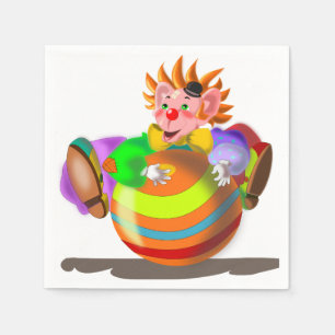 Servilleta De Papel Happy Clown Napkins