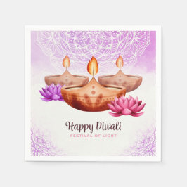Servilleta De Papel Happy Diwali Napkins