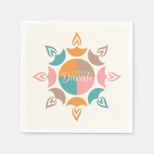Servilleta De Papel Happy Diwali Napkins