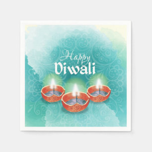 Servilleta De Papel Happy Diwali Napkins