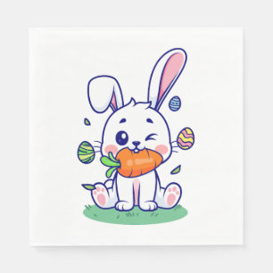 Servilleta De Papel Happy Easter Bunny Collection 1