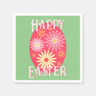 Servilleta De Papel Happy Easter Floral