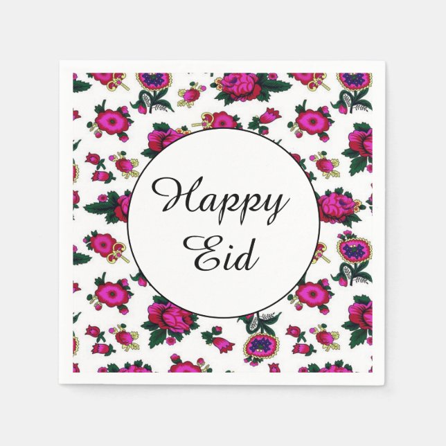 Servilleta De Papel Happy Eid Napkins (Anverso)