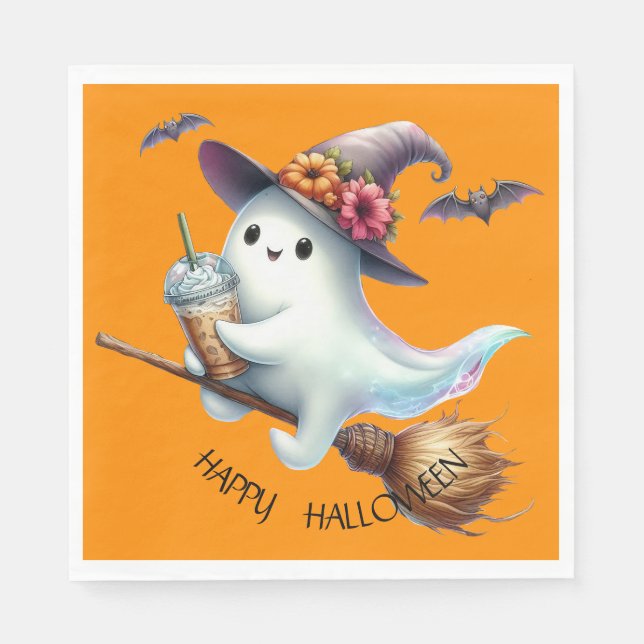 Servilleta De Papel Happy Halloween (Anverso)