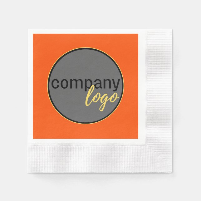 SERVILLETA DE PAPEL HAPPY HALLOWEEN LOGO TEMPLATE MARKETING EMPRESARIA (Anverso)