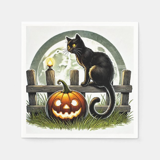 Servilleta De Papel Happy Halloween Napkins (Anverso)