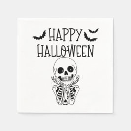 Servilleta De Papel Happy Halloween Serviette en papier