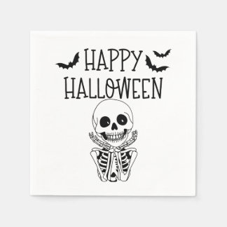 Servilleta De Papel Happy Halloween Serviette en papier