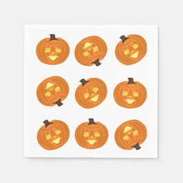 Servilleta De Papel Happy Halloween theme napkins