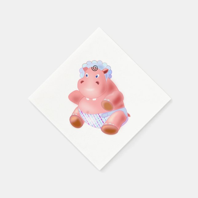 Servilleta De Papel Happy Hippo Napkins (Borde)