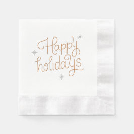 Servilleta De Papel Happy Holidays Napkin
