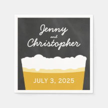 Happy Hour Brewery Craft Beer Fiesta Napkins