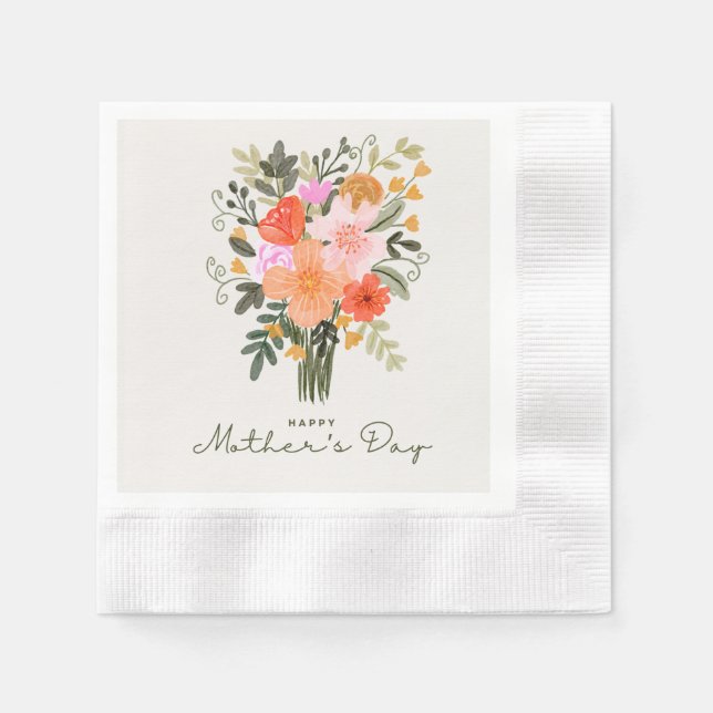 Servilleta De Papel Happy mothersday (Anverso)