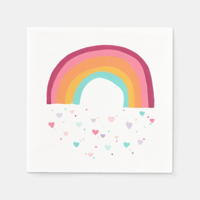 Servilleta De Papel Happy Rainbow Magic (Anverso)
