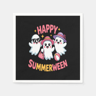 Servilleta De Papel Happy Summerween Summer Halloween Funny