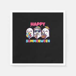 Servilleta De Papel Happy Summerween Summer Halloween Funny