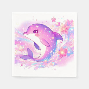 Servilleta De Papel Happy Under Sea Dolphin Baby Shower