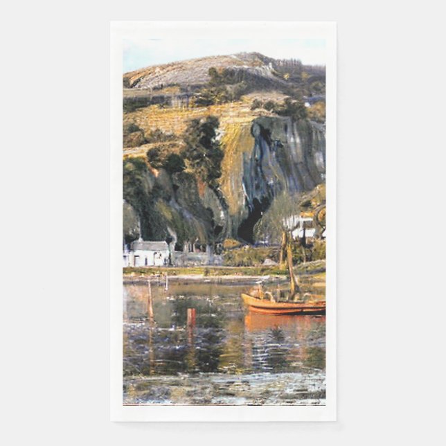 SERVILLETA DE PAPEL HARBOR BARMOUTH WALES (Anverso)