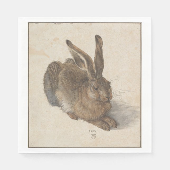 Servilleta De Papel Hare (de Albrecht Dürer) (Anverso)