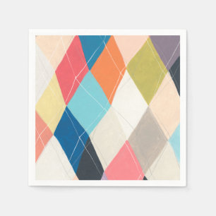 Servilleta De Papel Harlequin Hopscotch - Patrón Argyle
