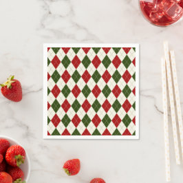 Servilleta De Papel Harlequin Plaid | Napkin