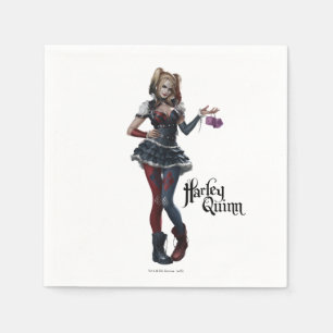 Servilleta De Papel Harley Quinn con dados difusos