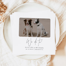 Servilleta De Papel HARLOW Minimalista moderno hacemos Boda