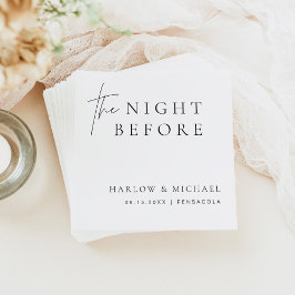 Servilleta De Papel HARLOW Modern La Noche Antes Del Ensayo