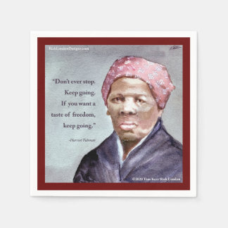 Servilleta De Papel Harriet Tubman y cita
