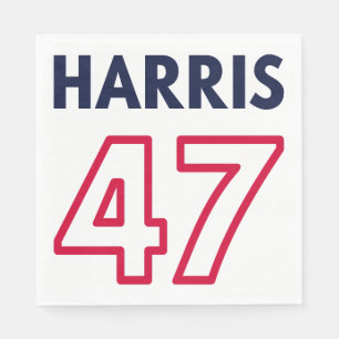 Servilleta De Papel Harris 47 III - Kamala Harris A Presidente