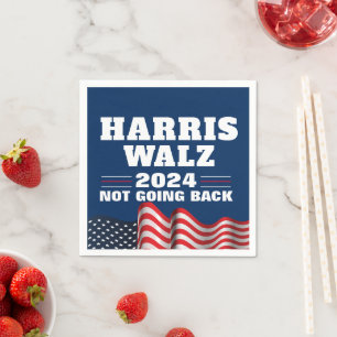 Servilleta De Papel Harris Walz 2024   Vote Demócrata