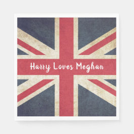 Servilleta De Papel Harry LOVES Meghan Royal Wedding Party Napkins
